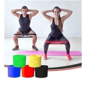 Resistance bands set Work out Recover gently w/ strength Resistance  10 pack NWT